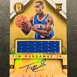 2013-14 Gold Standard TIM HARDAWAY JR #252 RPA RC AUTO Knicks Mavericks