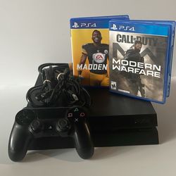 PS4 With Controller And 2 Games
