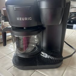 Keurig K-Duo Essentials Black Single-Serve K-Cup Pod Coffee Maker
