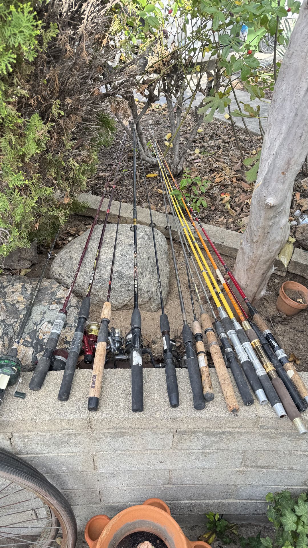 Vintage Fishing Poles