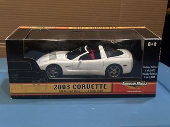 Ertl American Muscle 2003 Corvette 1 of 5,000 Hobby Edition 1/18 Die Cast