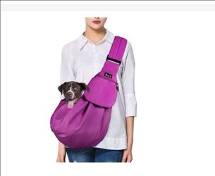 Purple Pet Sling Carrier Bag