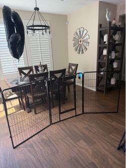 Black Metal Dog cage Exercise Pen fence