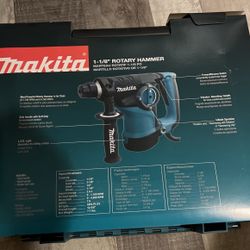 Makita 1-1/8” Rotary Hammer New 