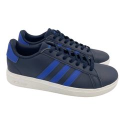 Adidas Grand Court blue lace-up unisex sneakers Size 6