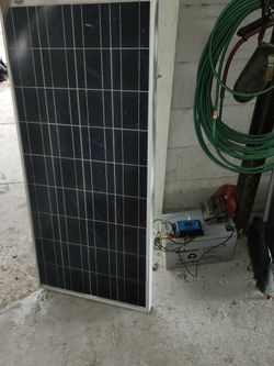 Solar panel  battery and control