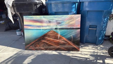 Framed Water Photo