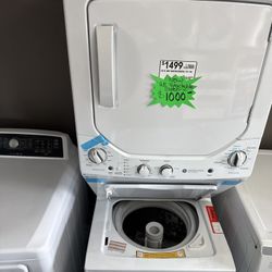 🔥 NEW GE STACKABLE WASHER & DRYER – SPACE SAVER! 🔥