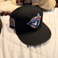 Toronto BlueJays Fitted Hat 1990 All-Star Game Patch 7 1/4