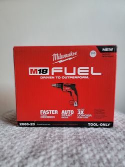 Milwaukee M18 Fuel Brushless Drywall Screwgun (TOOL ONLY)