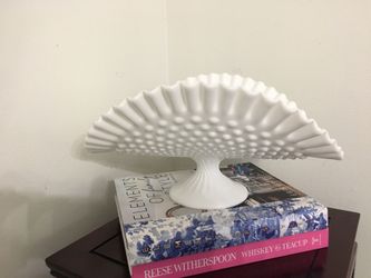 Vintage Fenton Hobnail Fruit Holder