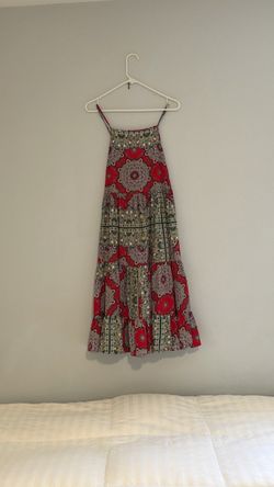 Boho Maxi Dress Spaghetti Strap