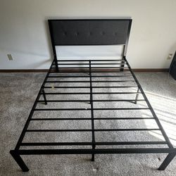 Full  Size Bed Frame with Headboard  Like New