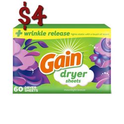 Gain Dryer Sheets 