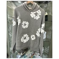 Denim Tears Cotton Wreath Sweatshirt- Grey 