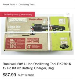 Rockwell 20V Oscillating tool