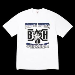 SUPREME/ BOUNTY HUNTER WOLF TEE SIZE MEDIUM