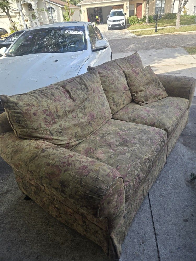 Curb Alert Free Queen Size Pull Out Bed Couch