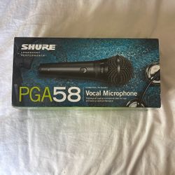 NEW SHIRE PGA58 Signed Vocal Microphone From Concert 