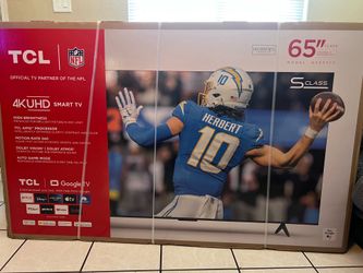 NEW TCL 65” Smart Google Tv 4K UHD