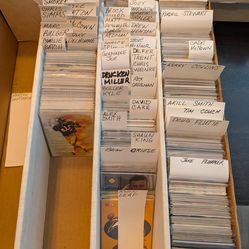 Football Quarterback cards. Mostly rookies and 2nd 3rd year