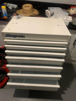 Refurbished vintage snap on toolbox