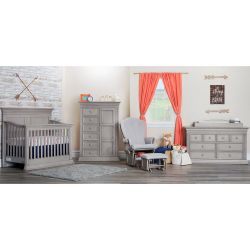 Baby cache vienna conversion kit ash grey top