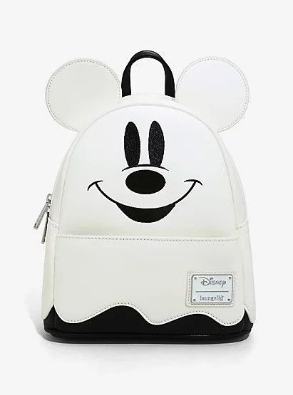 Loungefly Disney Mickey Mouse Ghost Glow-in-the-Dark Mini Backpack *Sold Out