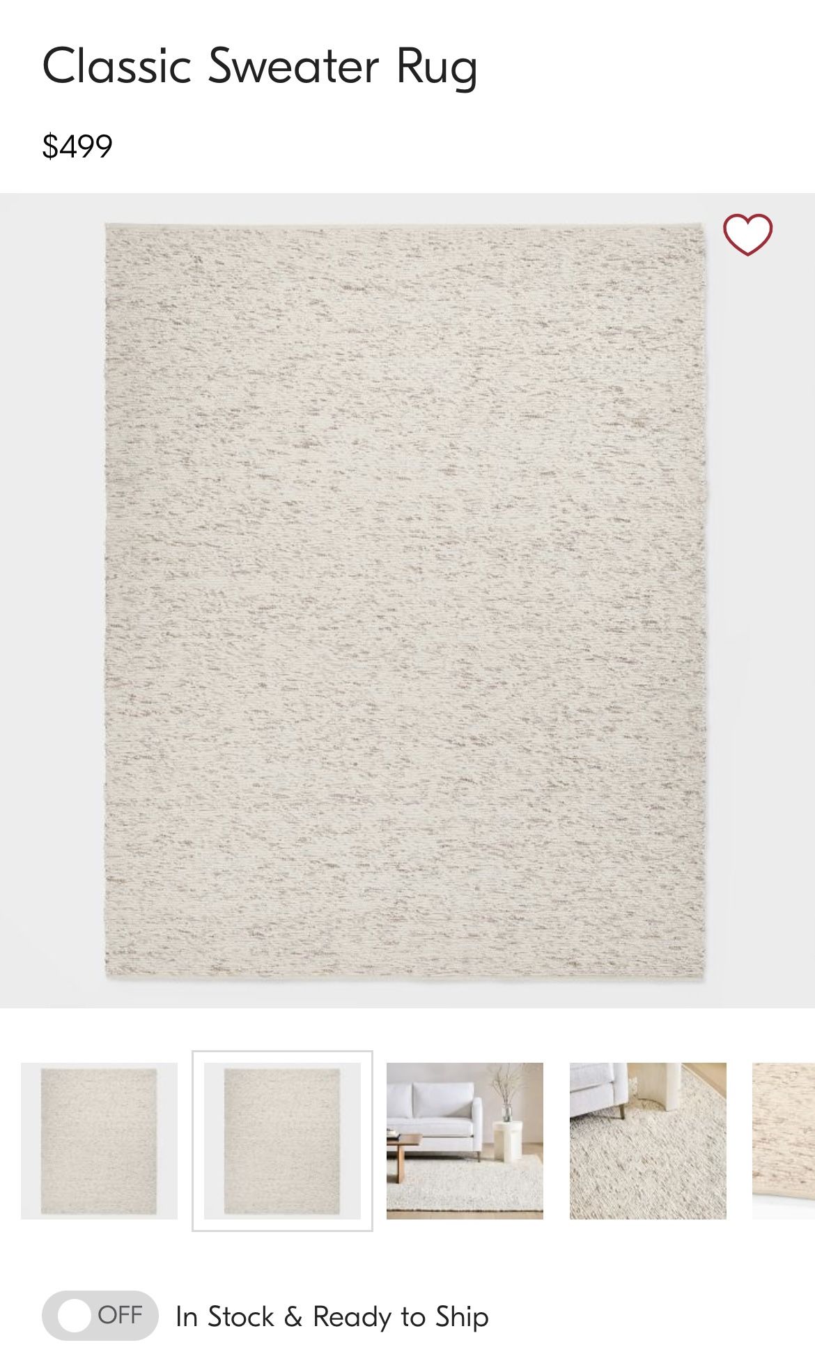 West Elm sweater rug - Wool 5x8 for Sale in Glendale, CA - OfferUp