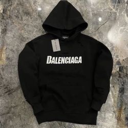 Balenciaga Black Distressed Hoodie 