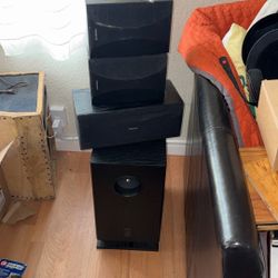Okyno Speakers And Sub, Sony Player