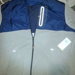 Old Navy Dynamic Fleece Hoodie Gray/blue XL ( New)