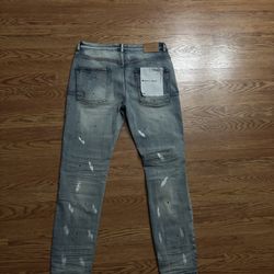 Purple jeans
