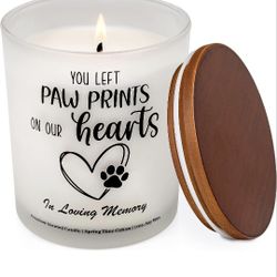 Brand new Pet Memorial Gifts Scented Candle - Dog Memorial Gifts for Loss of Dog