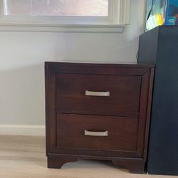 Bedside table.