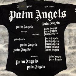 NEW DESIGNER PALM ANGELS SHIRT NEW STYLE 100%  SOFT COTTON • SIZE :  MEDIUM and LARGE ⭐️⭐️⭐️⭐️⭐️