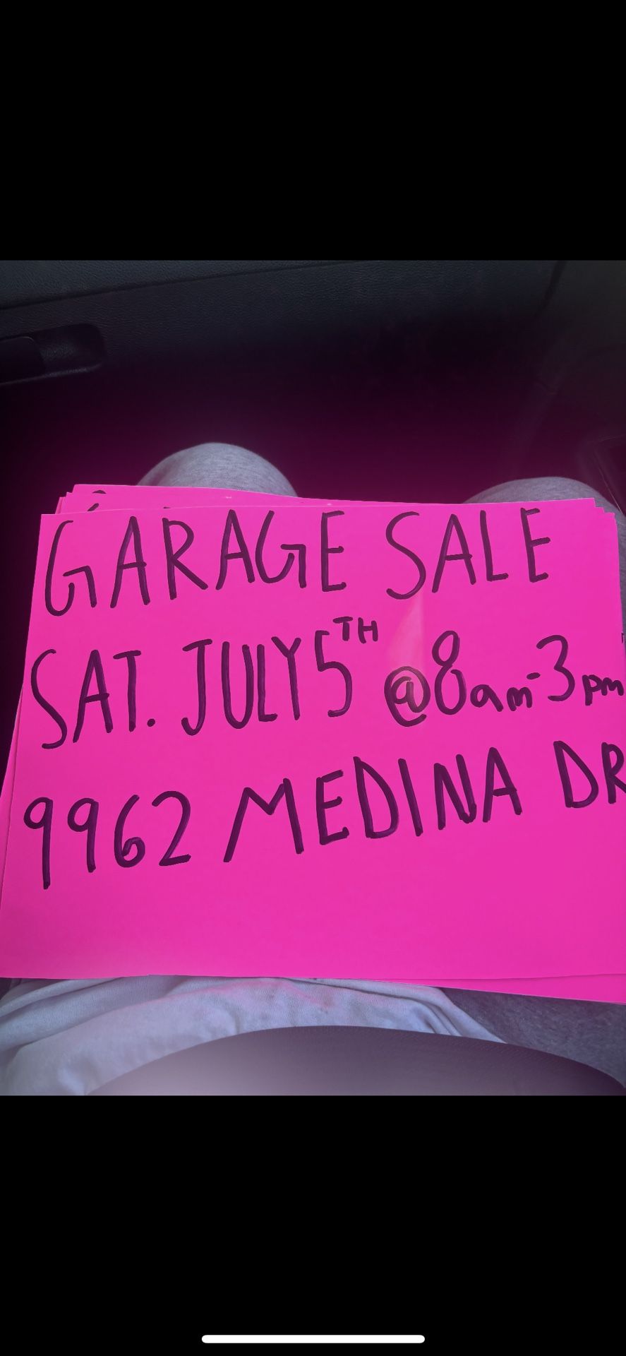 GARAGE SALE
