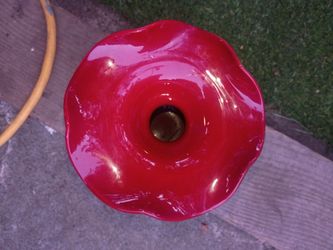 Blown glass vase