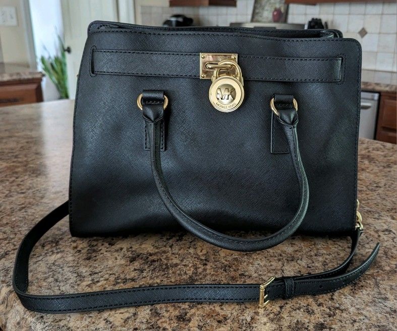 Michael Kors Hamilton tote - like new, black, medium size