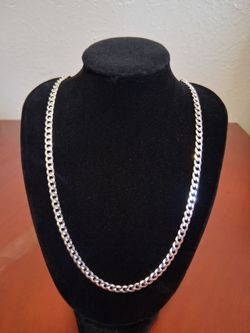 Silver Chain Flat Curb