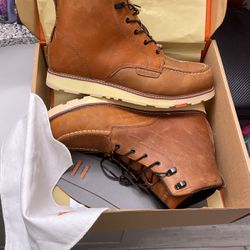 Brunt Mid Height Leather work boots 