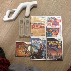 Wii Games And Trigger Controller