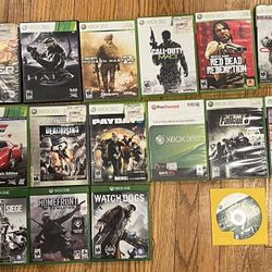 Xbox 1 and 360 games