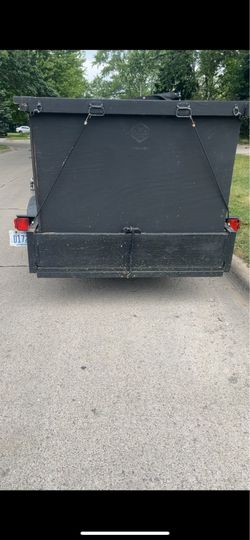 Black Utility Trailer