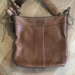 Coach Leather Boho Crossbody