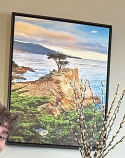 Framed Coastal Landscape Wall Art | Ocean View
