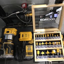 DEWALT 1/2” Router + 24pc 1/2” Router Bits