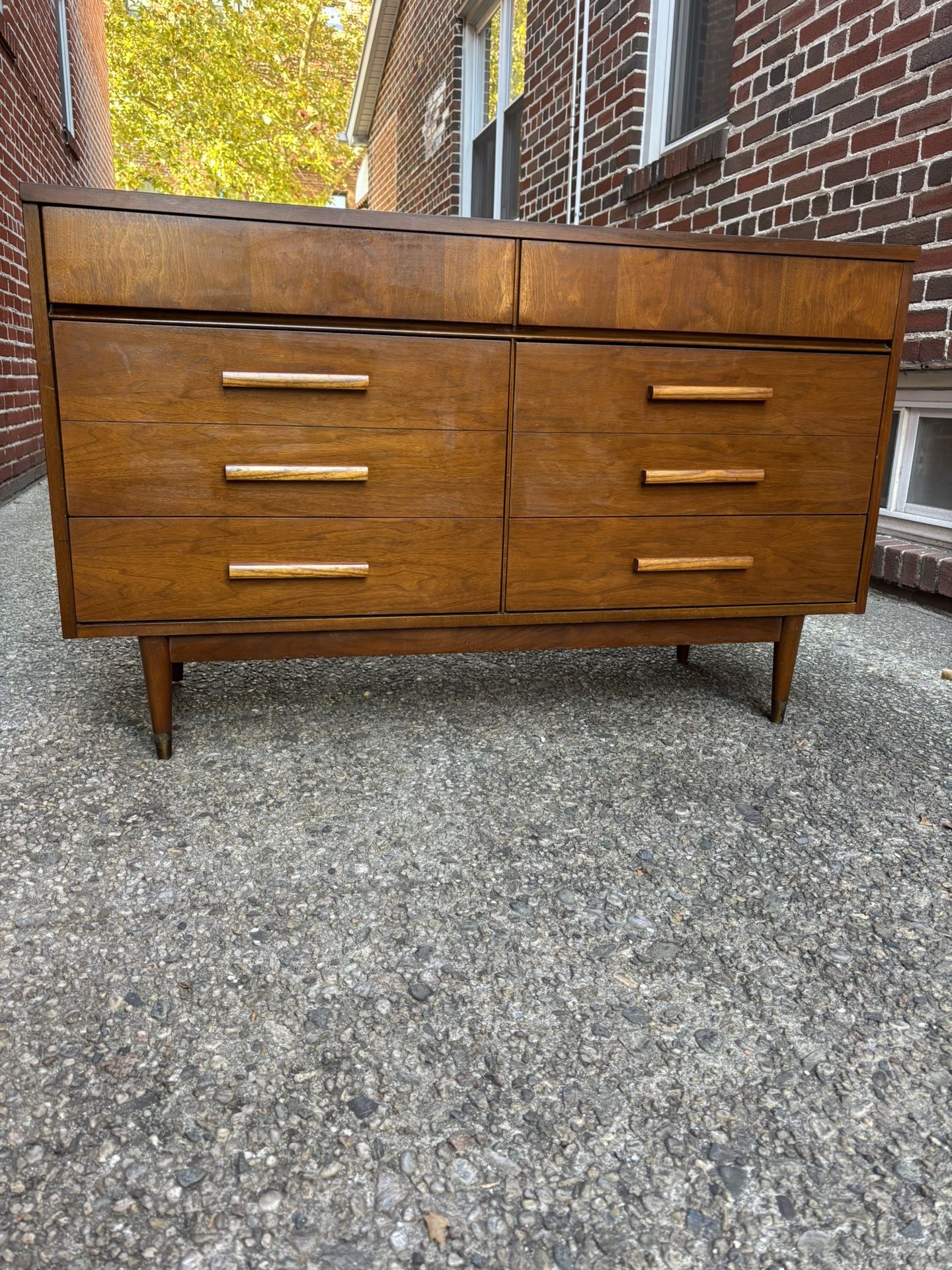 Mid Century 6 Drawers Dresser