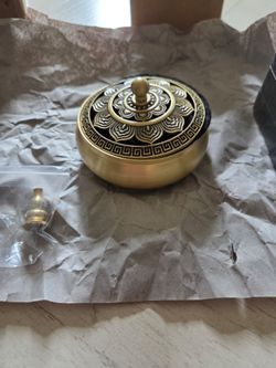 YinMiLore Brass Incense Burner Set