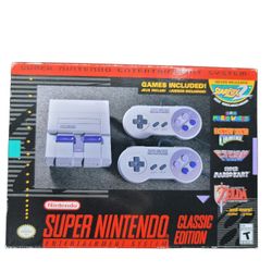 Authentic SNES Super Nintendo Classic Mini Super Entertainment System 21 Games 